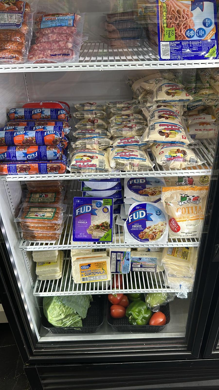 Refrigerated meats and cheese