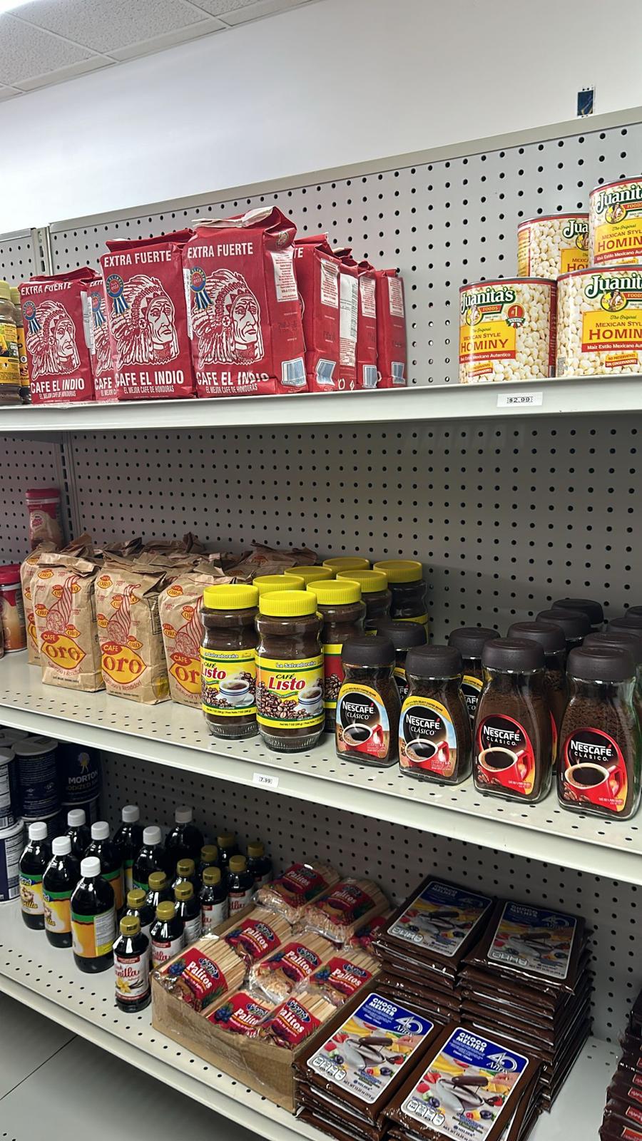 Inside the store