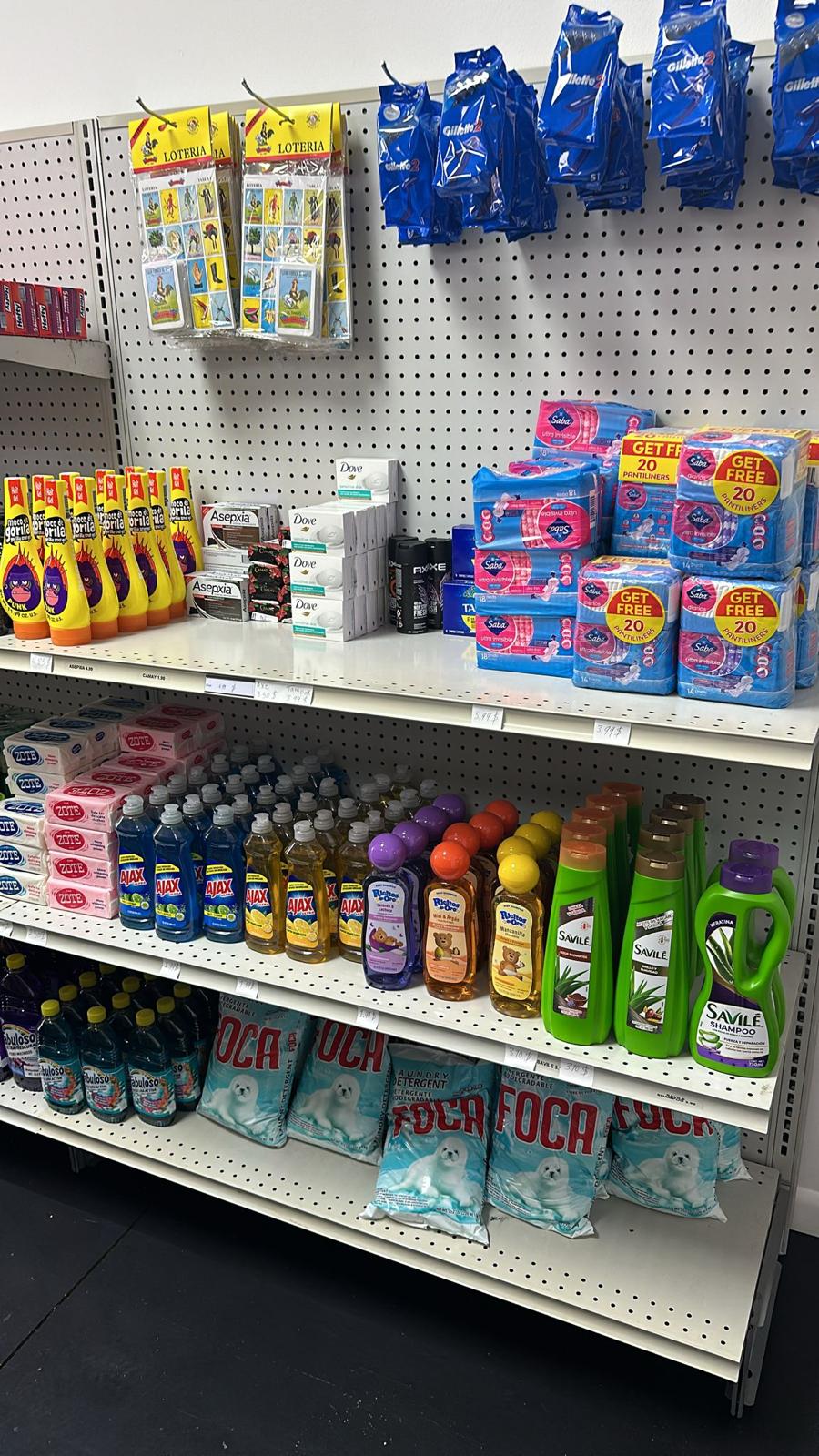 Cleaning supplies and household