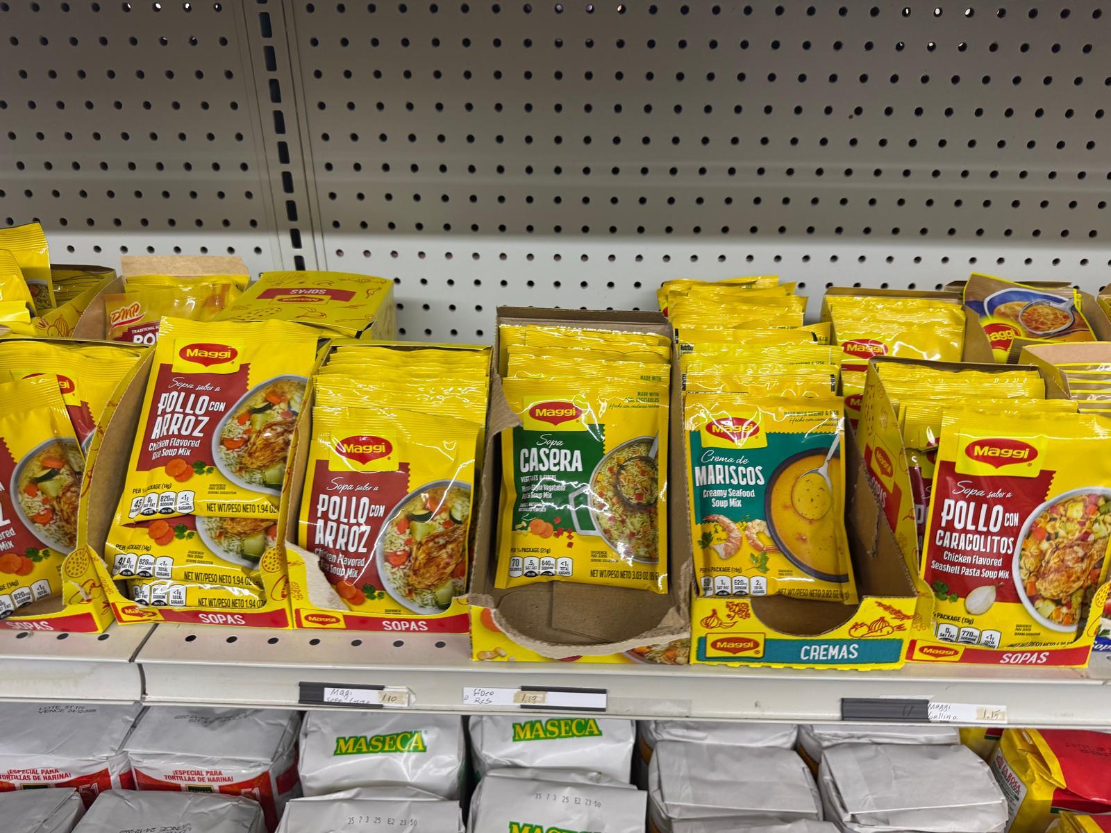 Maggi soup mixes