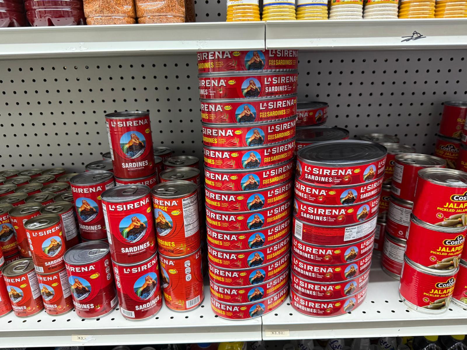 La Sirena canned goods
